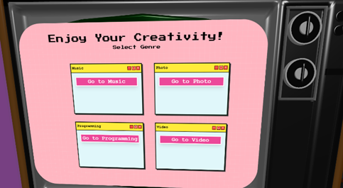 3D空間でのリポジトリのスクリーンショット